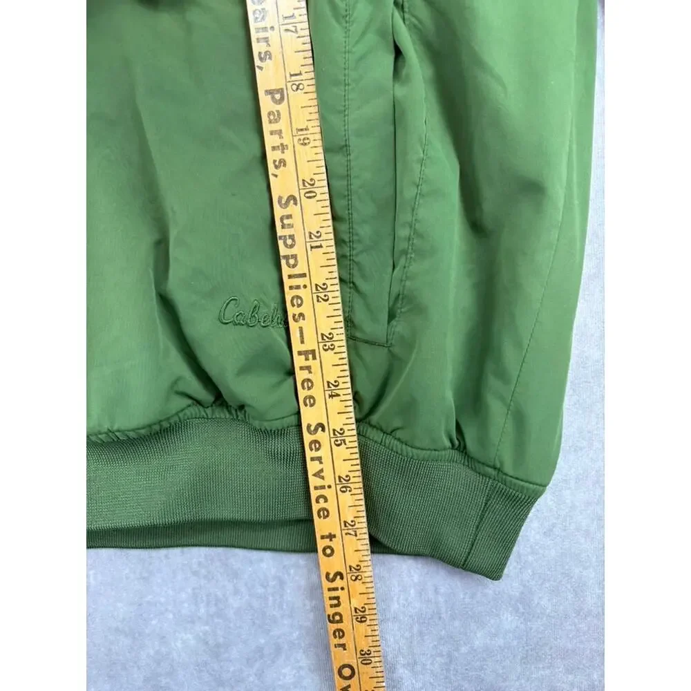 Cabela’s Men’s L Green V-Neck Outdoor Pullover Jacket
